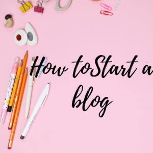 how to start a blog resources